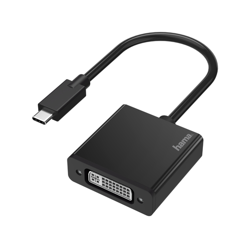 Hama 00200316 видео кабель адаптер USB Type-C DVI Черный