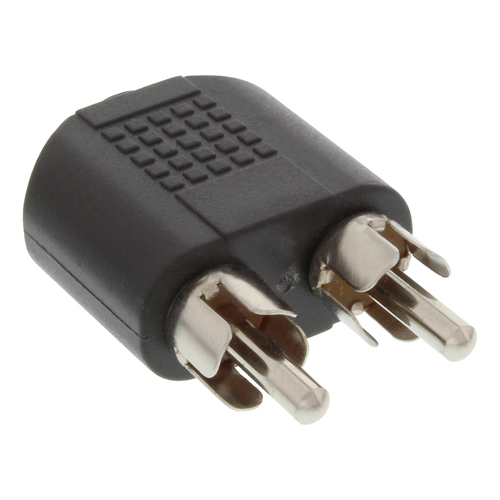 Product image: InLine Audio Adapter 3.5mm jack female Stereo / 2x RCA male