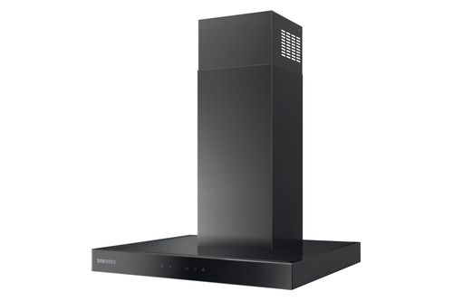 Samsung NK24M5070BM cooker hood Wall-mounted Black, Stainless steel 668 m³/h