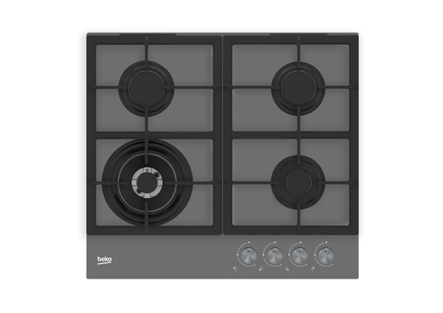 Beko HILW64225SZG hob Black, Titanium Built-in