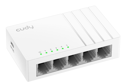 Cudy 5-Port 10/100 Mbps Unmanaged Switch, afbeelding 2