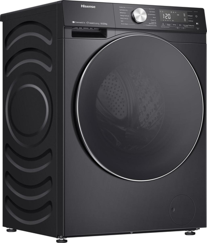 Hisense 5S Series WD5S1045BB Wifi Connected 10.5Kg/6Kg Washer Dryer with 1400 rpm - Black, A Rated [Wash Only], Black - image 2