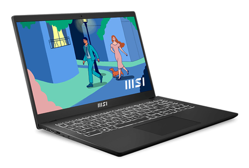 MSI Modern 15 B11M-023US Intel® Core™ i5 i5-1155G7 Ноутбук 39,6 cm (15.6") Full HD 16 GB DDR4-SDRAM 1 TB Твердотельный накопитель (SSD) Wi-Fi 6 (802.11ax) Windows 11 Pro Черный