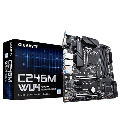 GIGABYTE C246M-WU4 motherboard Intel C246 Express LGA 1151 (Socket H4) micro ATX