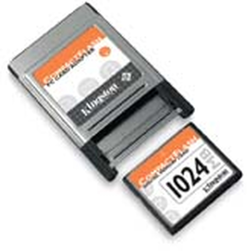 Kingston Technology 640MB Standard CompactFlash Card + Adapter