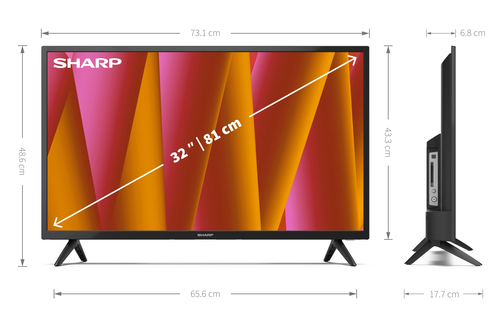 Sharp 32FG4EA 81.3 cm (32") HD Smart TV Wi-Fi Black – image 9