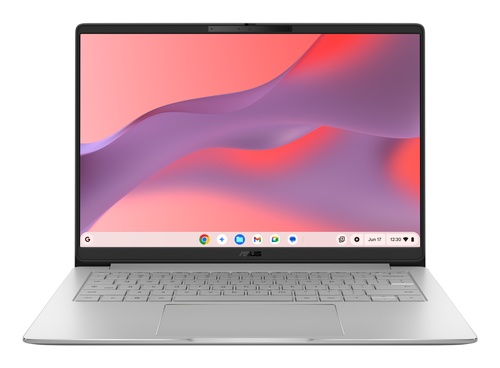 ASUS Chromebook CM14 CM1406CM4A-LY0050 MediaTek Kompanio Kompanio 540 Хромбук 35,6 cm (14") WUXGA 8 GB LPDDR5x-SDRAM 128 GB eMMC Wi-Fi 6E (802.11ax) ChromeOS Серебристый QWERTZ Немецкий