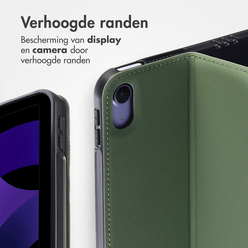 Accezz Classic Tablet Case iPad Mini 7 (2024) / iPad Mini 6 (2021) - Groen / Green, afbeelding 4