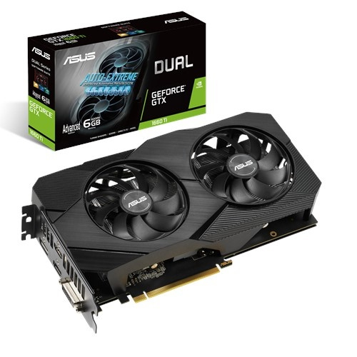 ASUS Dual -GTX1660TI-A6G-EVO NVIDIA GeForce GTX 1660 Ti 6 GB GDDR6