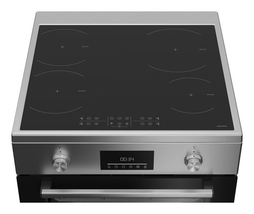 Beko FBMA6930GX Inductie fornuis Grijs, afbeelding 4