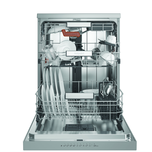 Hotpoint HydroForce H8FHS61WUK Freestanding Full Size Dishwasher with Maxi Space - White – image 2