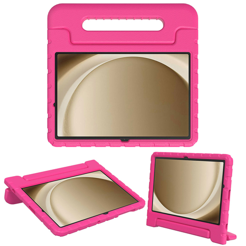 Accezz Kidsproof Backcover met handvat Samsung Galaxy Tab A9 Plus Tablethoesje Roze