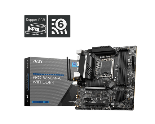 MSI B660M-A Intel B660 LGA 1700 micro ATX