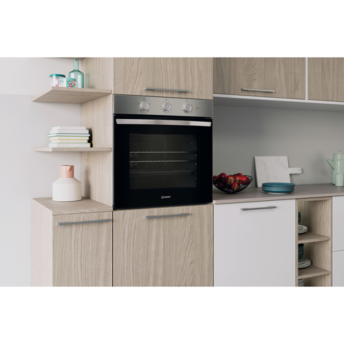 Indesit Click&Clean IO 233 X UK Built In Electric Single Oven - Stainless Steel - A Rated, Stainless Steel - image 8