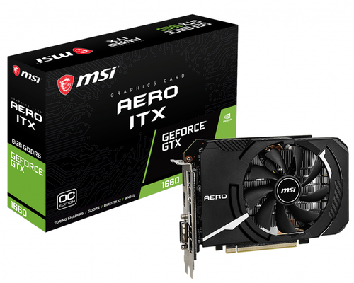 MSI AERO ITX GTX 1660 6G OC видеокарта NVIDIA GeForce GTX 1660 6 GB GDDR5