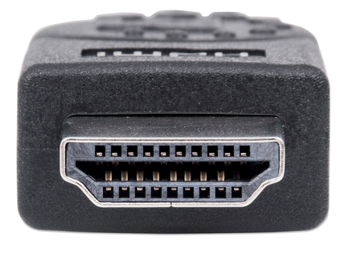 Manhattan Cable HDMI 4K@30 Hz, 1,8 m, compatible con 1080p y la mayoría de usos 4K (compruebe las especificaciones 4k de su sistema para estar seguro), macho a macho, Ultra HD 4K×2K, negro, garantía de por vida, equivalente a HDMM6 imagen 3