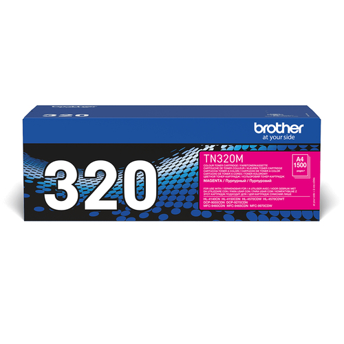 Brother TN320M Magenta Toner Cartridge - TN320M - image 1