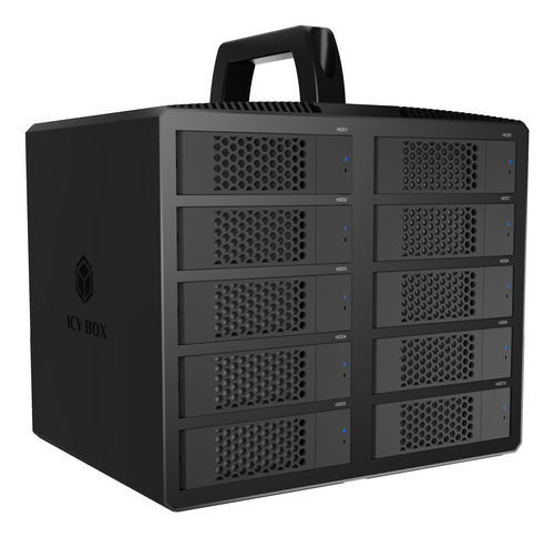 ICY BOX Caja de 10 Compartimentos