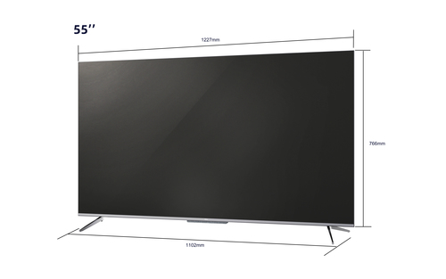 TCL 55P715 TV 139.7 cm (55") 4K Ultra HD Smart TV Wi-Fi Silver 270 cd/m² – image 5