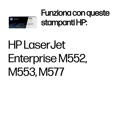 HP 508A – Toner giallo originale