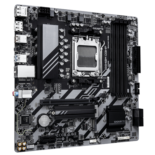 GIGABYTE B840M D3HP Mainboard - AMD B840 - AMD AM5 - DDR5 RAM - Micro-ATX – Foto 3 von 4