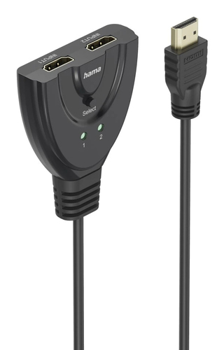 HDMI 4K 2X1 TOGGLE SWITCH PLUG BLACK