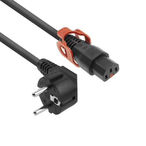 PWRCORD RA - C13 LOCK+ 2M 5PCS. 1 stk