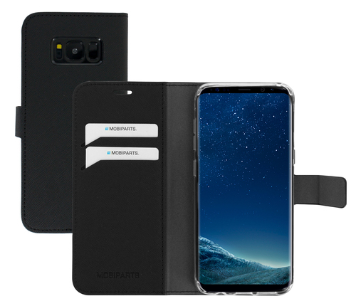 Mobiparts Saffiano Wallet Case Samsung Galaxy S8 Black