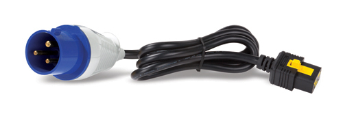 APC - Strømkabel - IEC 60309 16A (han) til IEC 60320 C19 - 16 A - 3 m - haspet - sort - for P/N: SMT2200I-AR, SMT2200R2I-AR, SMT3000I-AR, SMT3000R2I-AR, SRT10RMXLIX806, SRT2200XLI-KR