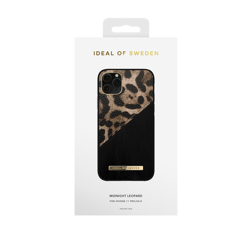 iDeal of Sweden Atelier Case iPhone 11P/XS/X Midnight Leoprd