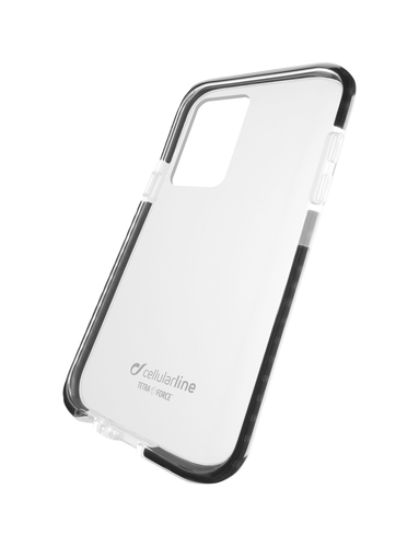 Cellularline TETRACGALA41T чехол для мобильного телефона 15,5 cm (6.1") Крышка Черный, Прозрачный
