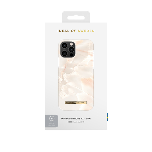 iDeal of Sweden Printed Case MagSafe 12 / 12 Pro Rose Pearl Marble – image 6