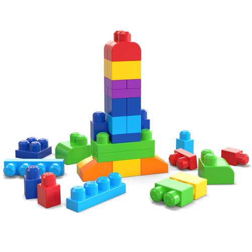 Mattel First Builders - Big Building Bag (Classic), 60 stuks Constructiespeelgoed, afbeelding 4