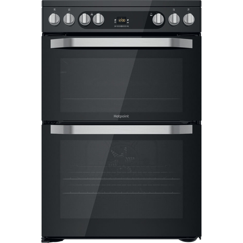 Hotpoint HDM67V9HCB/U Freestanding cooker Electric Ceramic hob Black