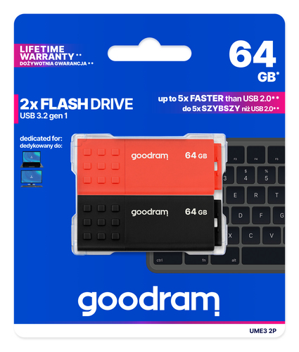 Goodram 2-PACK UME3-0640MXR11-2P – image 5