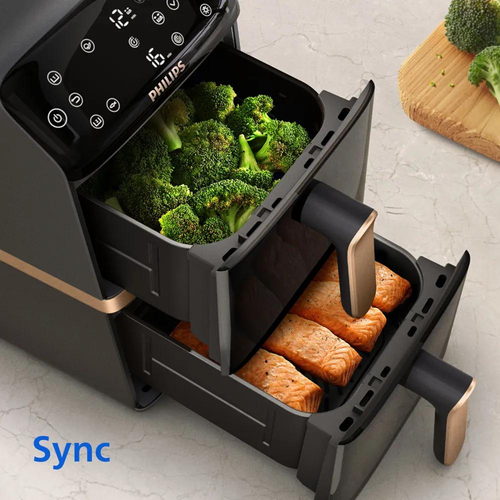 Philips Airfryer Dual Stacked 4000 Series NA462/70, afbeelding 8