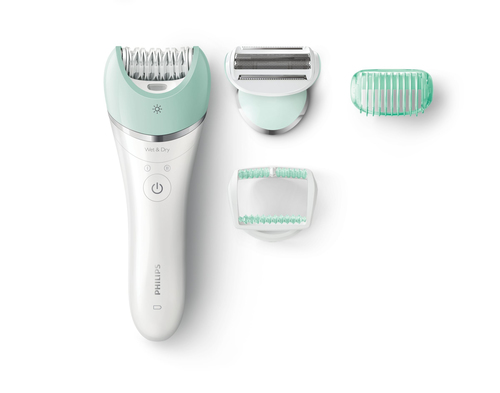 Philips Satinelle Advanced BRE620/05 epilator 32 tweezers Green, White