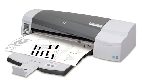 HP Designjet 111 24-tumsskrivare med fack – image 4