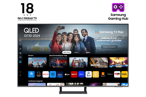 Samsung TQ55Q73DAT 139.7 cm (55") 4K Ultra HD Smart TV Wi-Fi Titanium