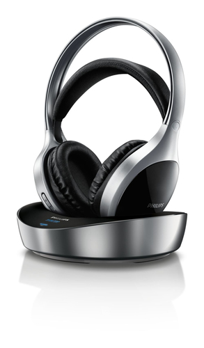 Philips SHD8700/10 headphones/headset Wireless Head-band Music Black, Silver