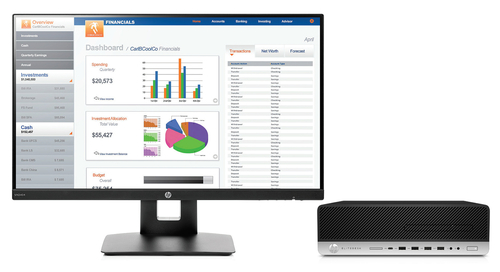 HP EliteDesk 800 G3 SFF + VH240a