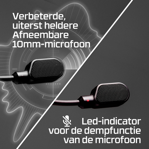 HyperX Cloud III Wired Gaming Headset - Zwart/Rood (PC, PS5, Xbox Series X/S) – Foto 9 van 11