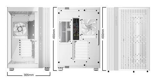 BeQuiet BGW68 BeQuiet Light Base 600 LX White Midi tower PC casing... - image 2