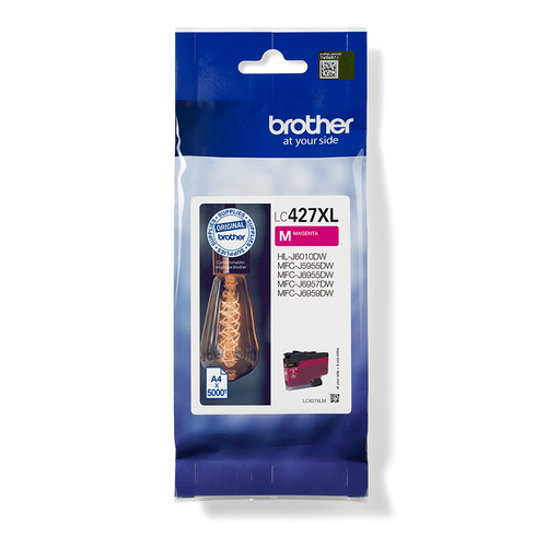 Brother LC427XLM Inkjet Cartridge High Yield Magenta LC427XLM - image 1