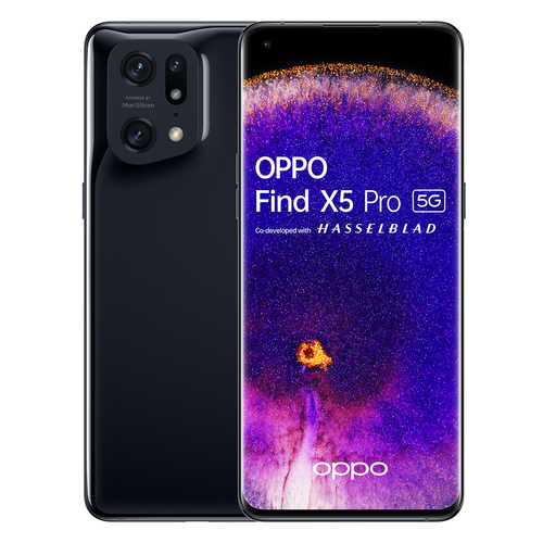 OPPO Find X5 Pro 17 cm (6.7") Две SIM-карты Android 12 5G USB Type-C 12 GB 256 GB 5000 mAh Черный