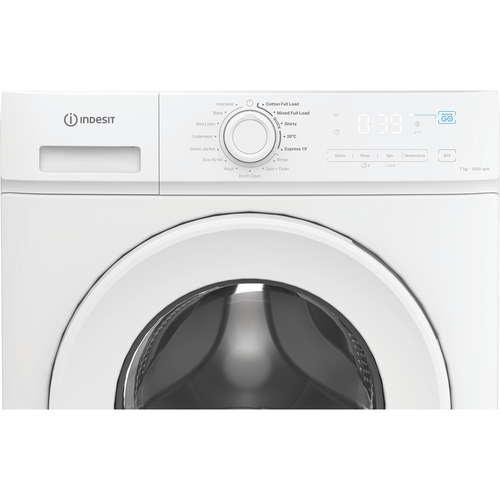 Indesit My Time Ima 764 MY Time UK 7kg Washing Machine with 1400 rpm - White - A Rated, White - image 2