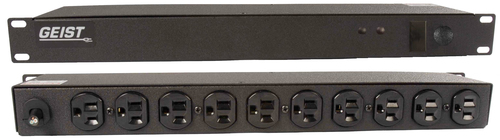 Vertiv JRN102-101D15ST5 power distribution unit (PDU) 10 AC outlet(s) 0U Black