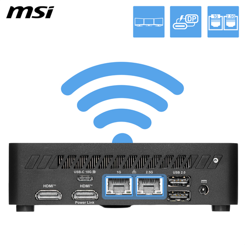 MSI Cubi NUC TWG S-006BEU barebone, afbeelding 4