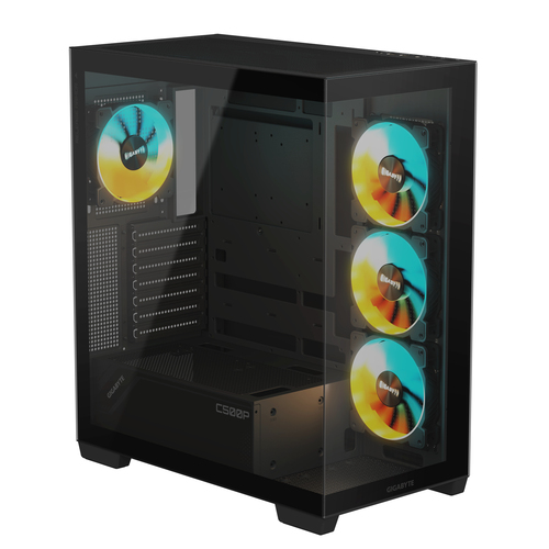 Gigabyte C500 Panoramic Stealth Tempered Glass Case - Black - image 5
