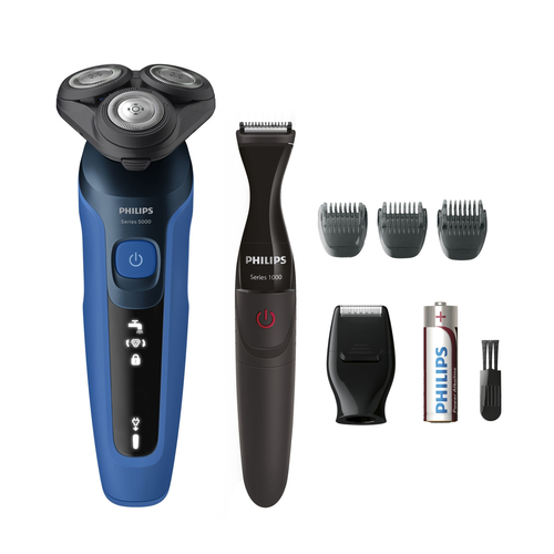 Philips SHAVER Series 5000 S5466/19 men's shaver Rotation shaver Trimmer Blue